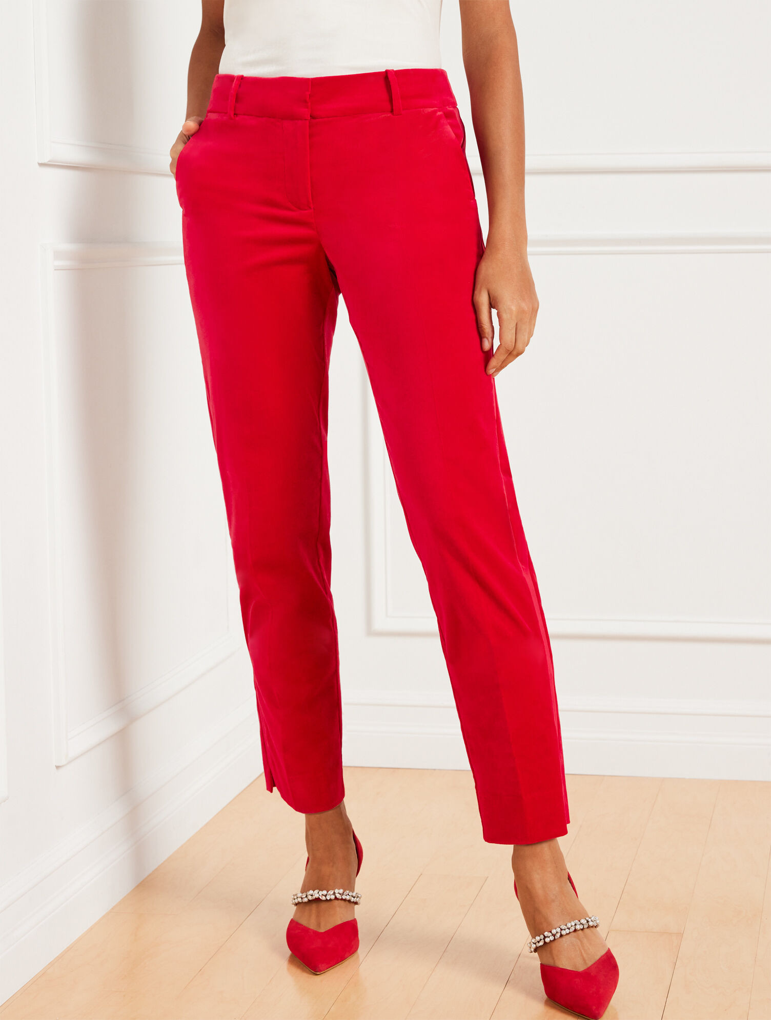 Velvet Slim Ankle Pants | Talbots