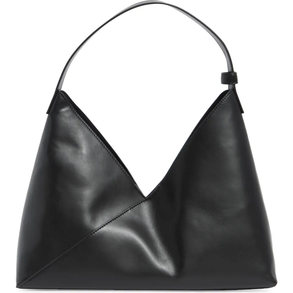 BCBG Triangle Hobo Bag in Black at Nordstrom Rack | Nordstrom Rack