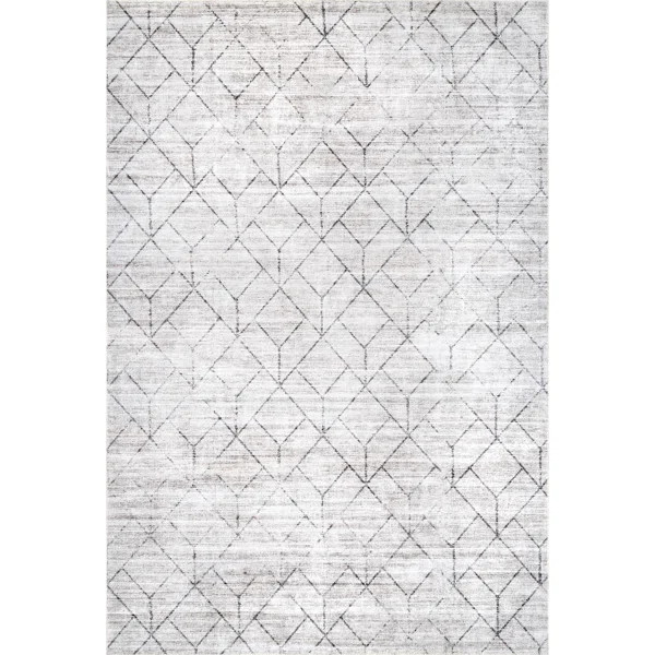Florain Modern Geometric Machine Washable Area Rug | Wayfair North America
