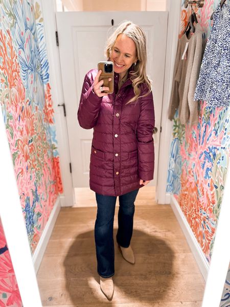 Lilly Pulitzer coat! This will be available and on sale for $129 January 3-5. Ratings and reviews are visible in the meantime. 

#LTKstyletip #LTKSeasonal #LTKsalealert