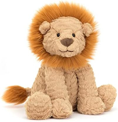 Jellycat Fuddlewuddle Lion Stuffed Animal, Medium 9 inches - Big Cat Plush Toy - Classic Children... | Amazon (US)