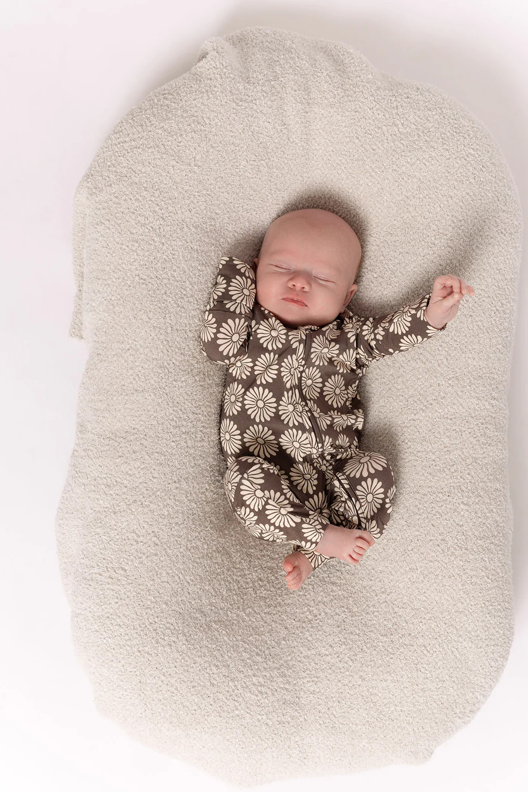 Bamboo Zip Pajamas | Retro Floral | Forever French