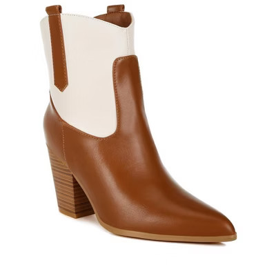 London Rag Womens Gallops Two Tone Cowboy Boots 10 | Target