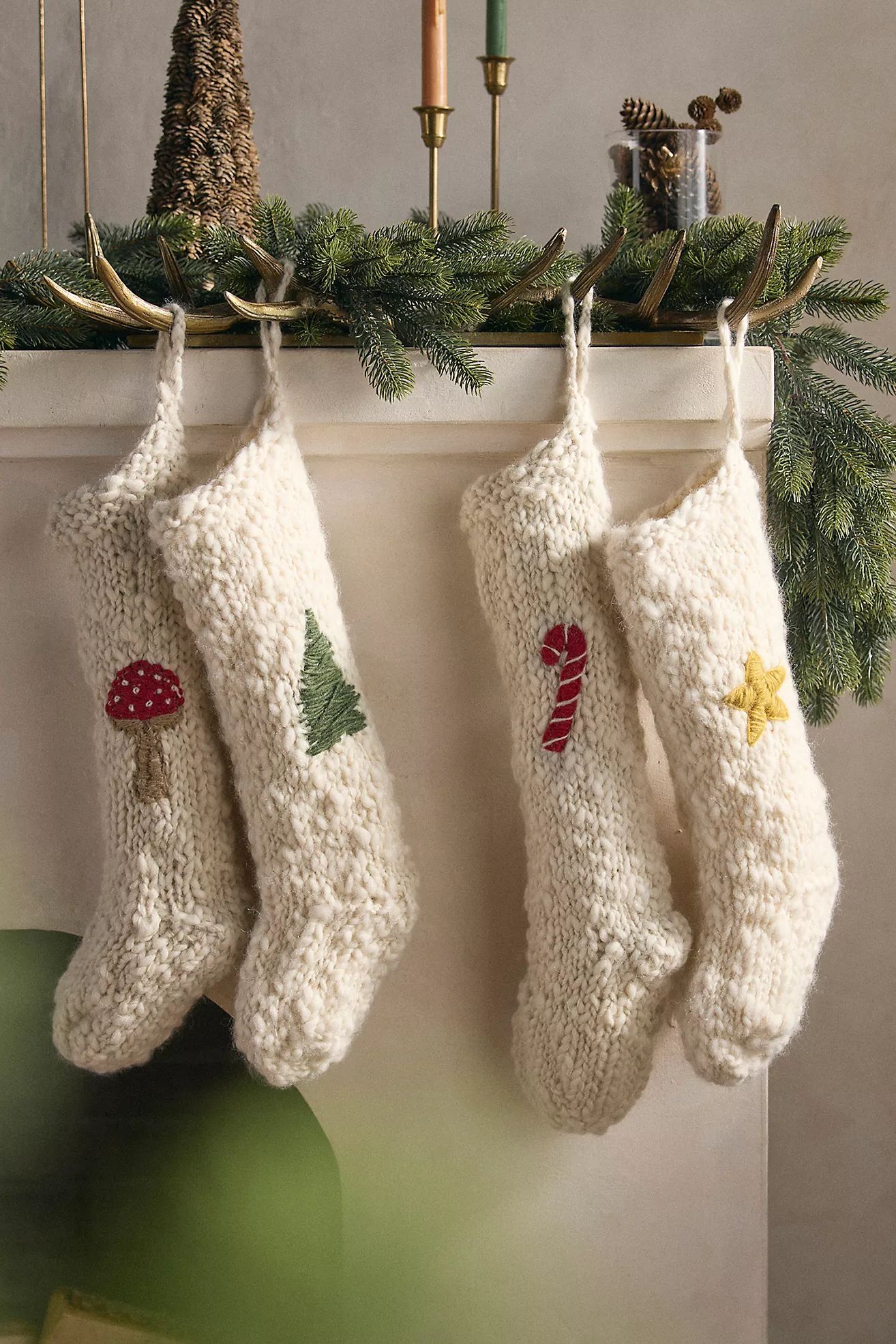 Chunky Knit Holiday Icon Stocking | Anthropologie (US)