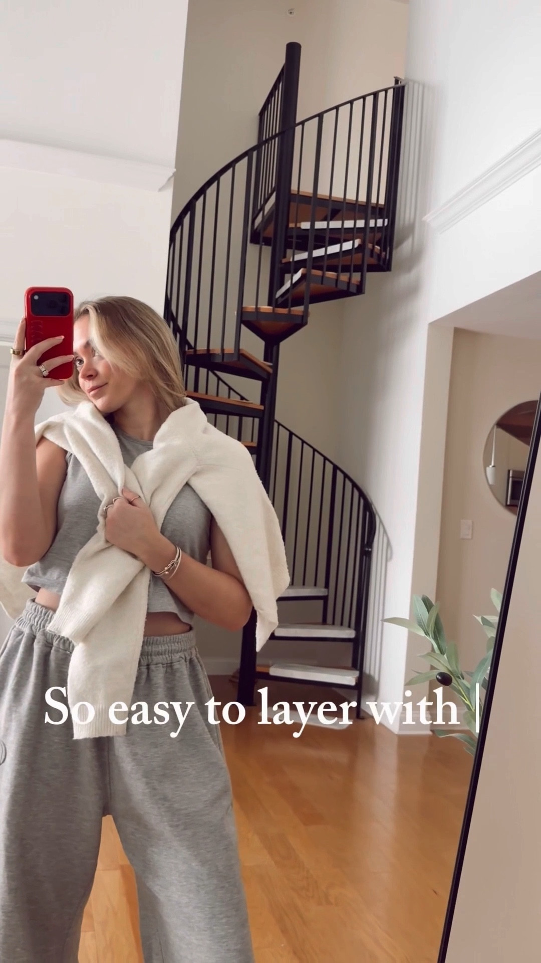 Cozy layers I live in 🤍
Wearing a PrettyLittleThing sweat set (tank + sweatpants) styled with a white sweater for extra warmth. Soft, comfortable, & perfect for lounging, errands, or work-from-home days ✨🤍❄️🕯️

#LTKootd #LTKgrwm #LTKdayinmylife