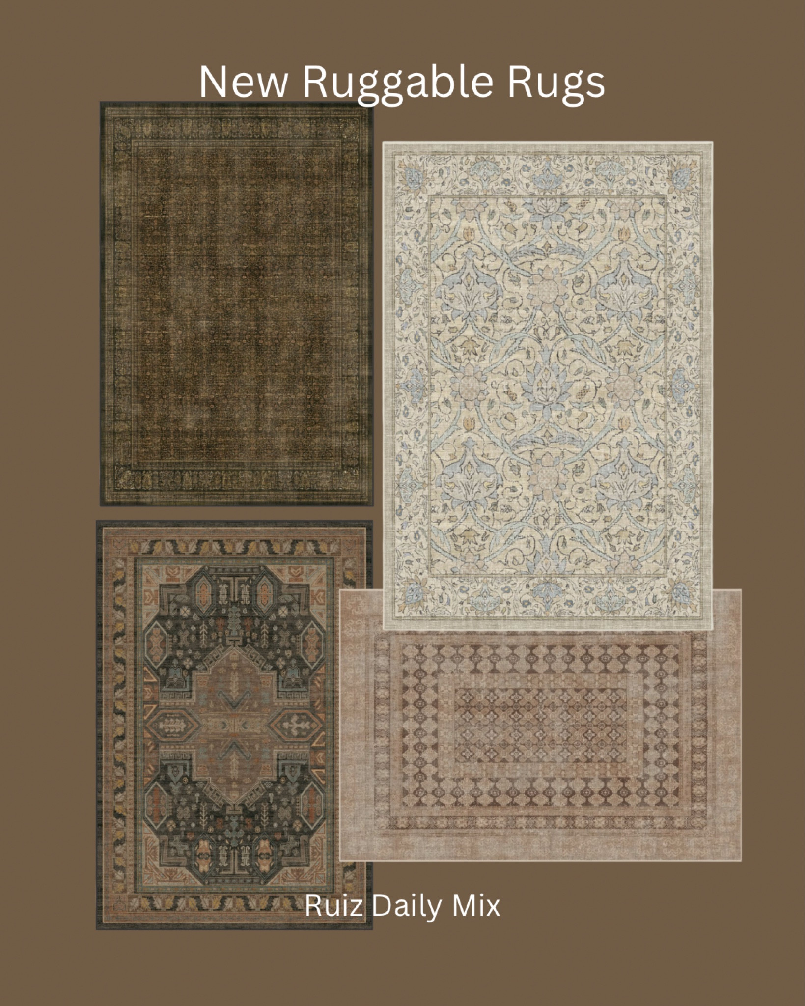 New Release Ruggable Rugs 

#LTKhome