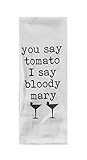 You Say Tomato I Say Bloody Mary Tea Towel | Amazon (US)