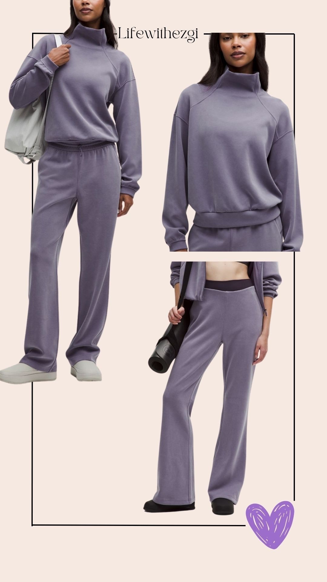 Obsessed with this grape mist matching set 💜
So soft, so flattering, and perfect for everyday wear from Pilates mornings to coffee runs.
This is one of those elevated loungewear sets you’ll reach for nonstop.
Runs true to size and feels like a cozy hug ✨
Linked my exact size + color on LTK.

#ltkfinds
#ltkstyle
#ltkit
#ltkfashion
#ltkunder200
#matchingset
#loungewearset
#athleisurewear
#athleisurestyle
#cozyoutfit
#neutralstyle
#softloungewear
#everydayoutfit
#pilatesoutfit
#yogawear
#traveloutfit
#airportstyle
#comfortablefashion
#modernloungewear
#effortlessstyle
#womensfashion
#fallathleisure
#winterloungewear
#elevatedbasics
#softgirlstyle
#sale 
#lululemon