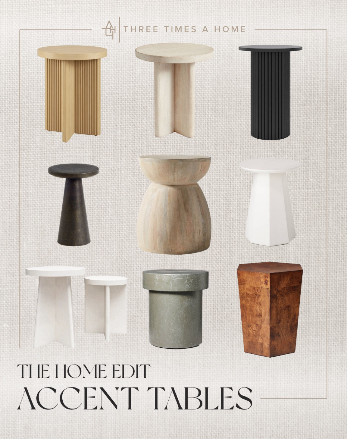 Accent tables perfect for any style home 

#LTKMostLoved #LTKhome