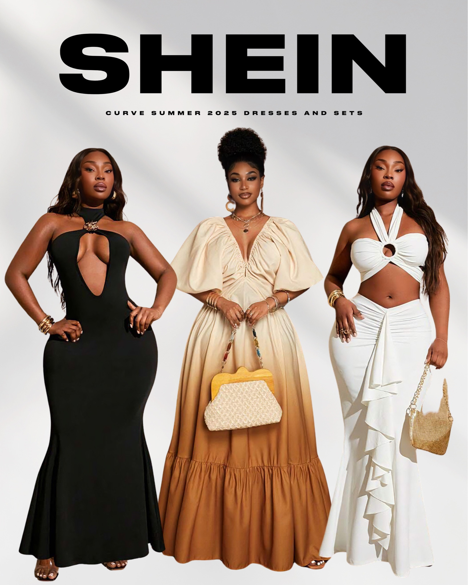 Shein curve summer 2025 dresses and sets line up 

#LTKFindsUnder50 #LTKPlusSize