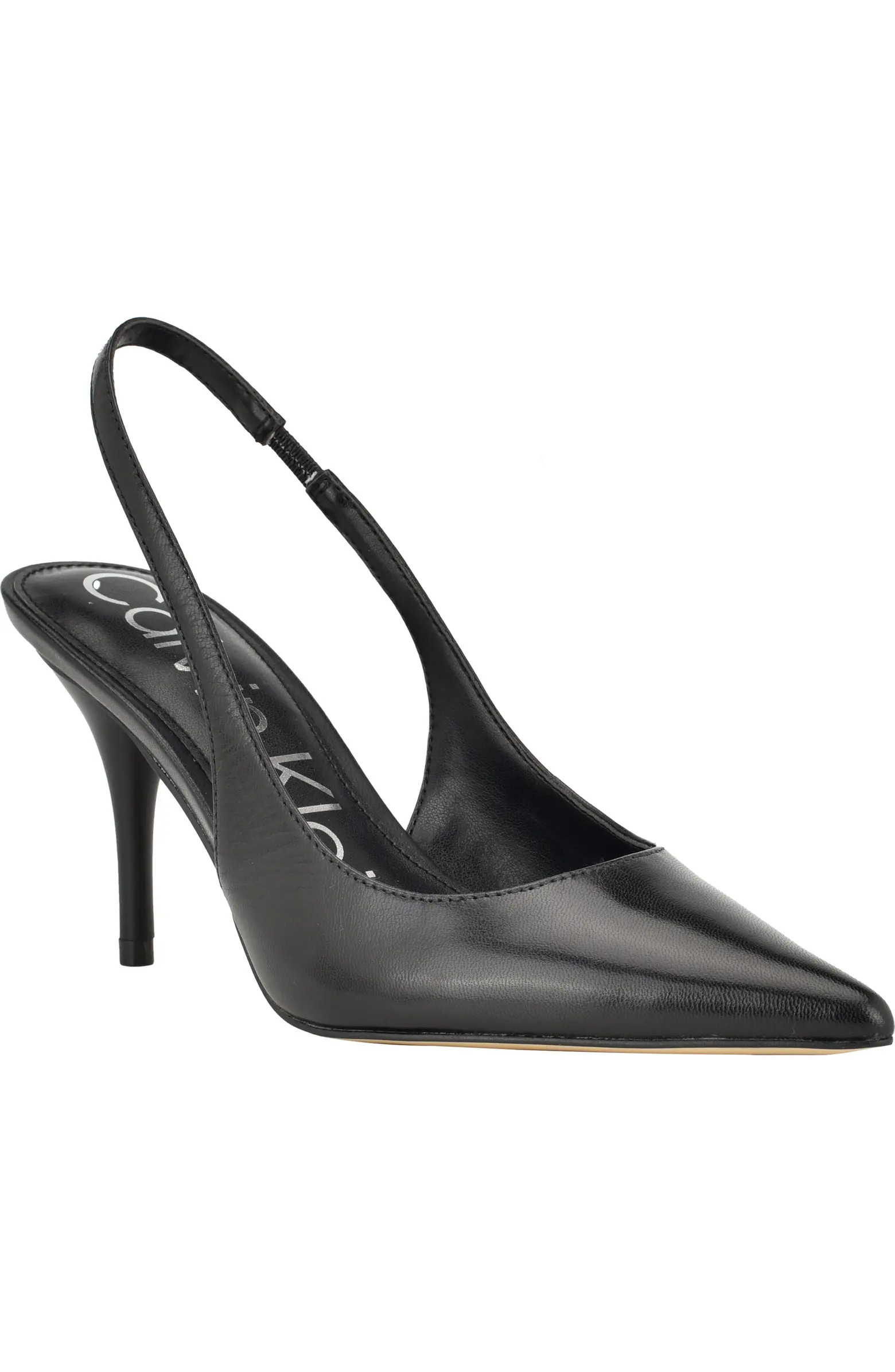 Calvin Klein Cinola Slingback Pointed Toe Pump (Women) | Nordstrom | Nordstrom