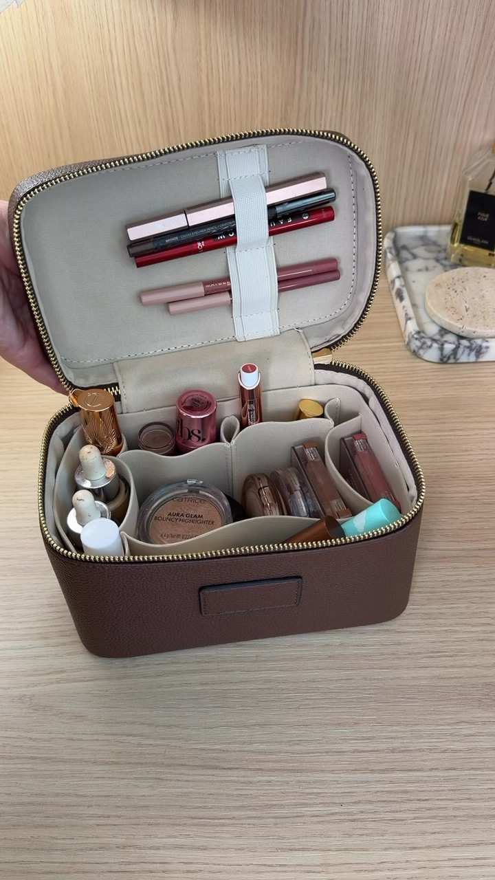 Chic + organized travel must

makeup bag, travel organizer, cosmetic case, neutral accessories, toiletry bag, beauty storage, carry on essentials, everyday organization

#LTKgrwm #LTKTravel #LTKBeauty