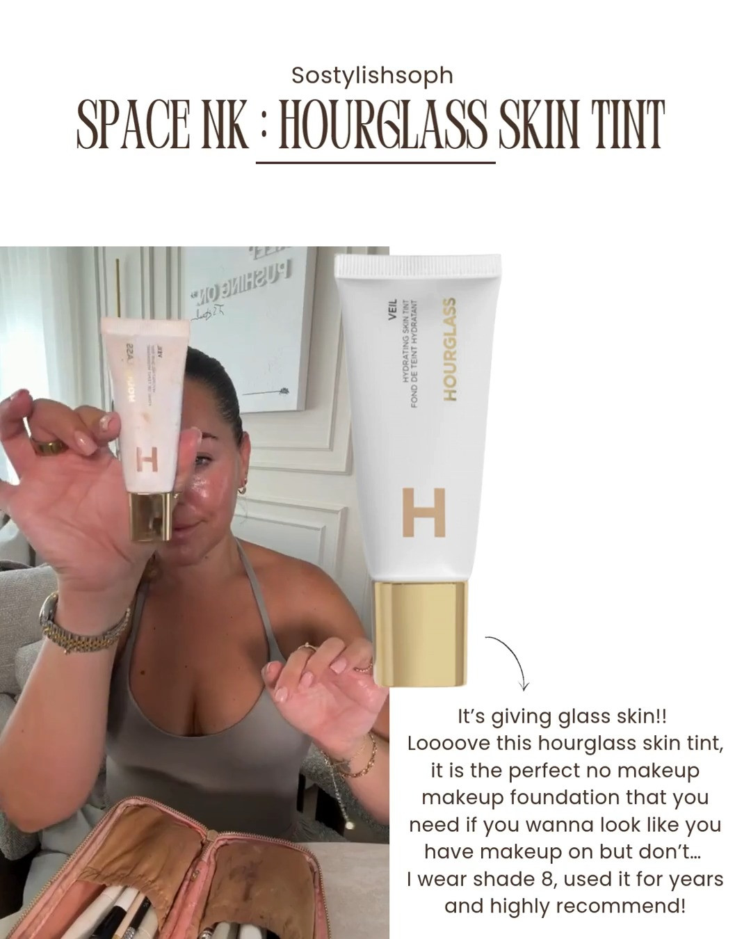20% off the Hourglass Skin Tint on Space NK! It’s giving glass skin!! Loooove this hourglass skin tint, it is the perfect no makeup makeup foundation that you need if you wanna look like you have makeup on but don’t…I wear shade 8, used it for years and highly recommend!

Makeup Routine, Glowy Makeup, Makeup Holy Grails, Beauty, Glam, Soft Glam, Summer Makeup, Skin Tint, Lightweight Makeup

#LTKuk #LTKsummer #LTKbeauty