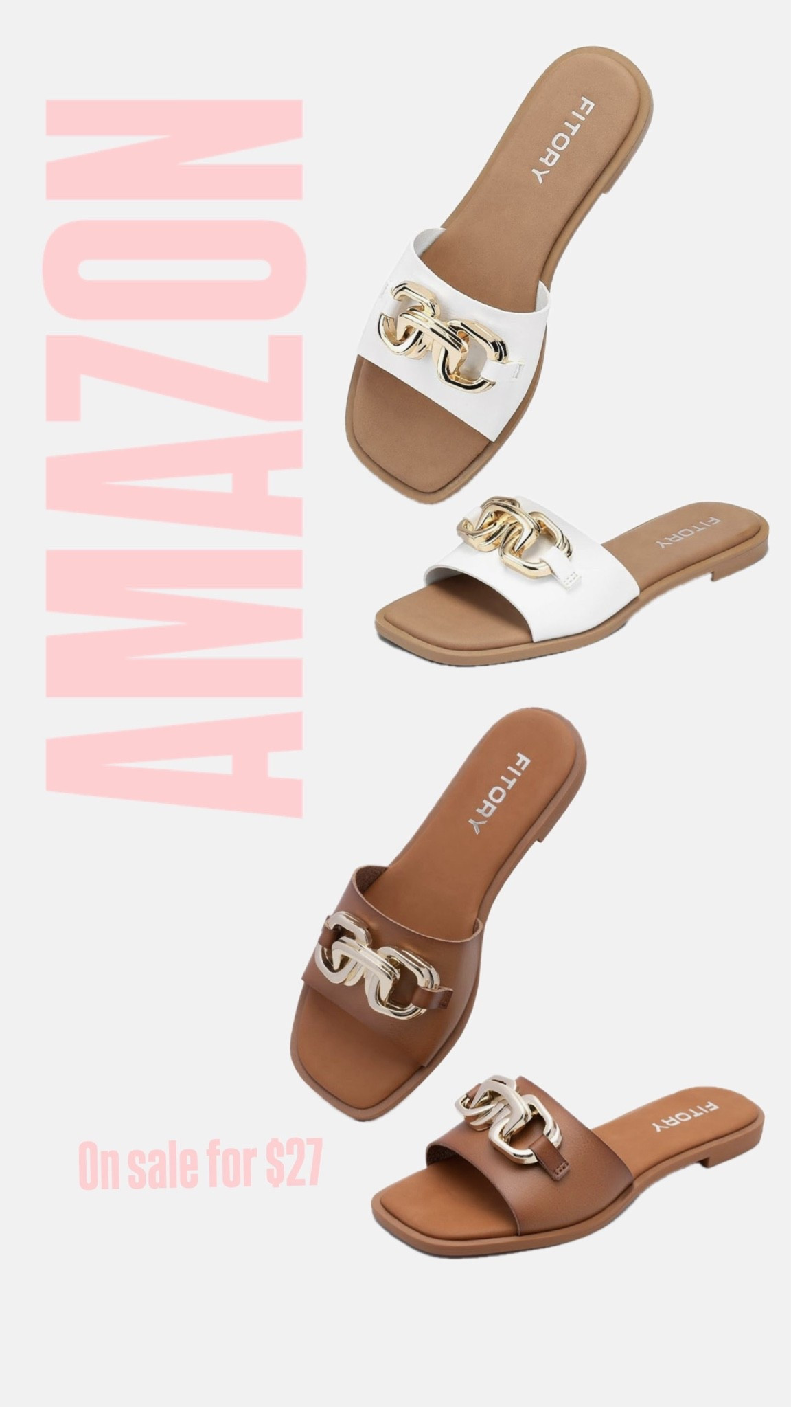 Summer high end looking sandals // Lots of color options and on sale

#LTKSaleAlert