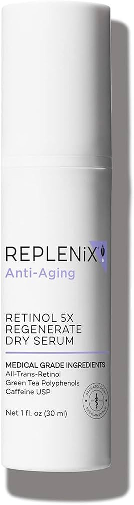 Replenix Anti-Aging Retinol Regenerate Dry Serum, Medical-Grade Quick-Drying Face Serum for Matur... | Amazon (US)