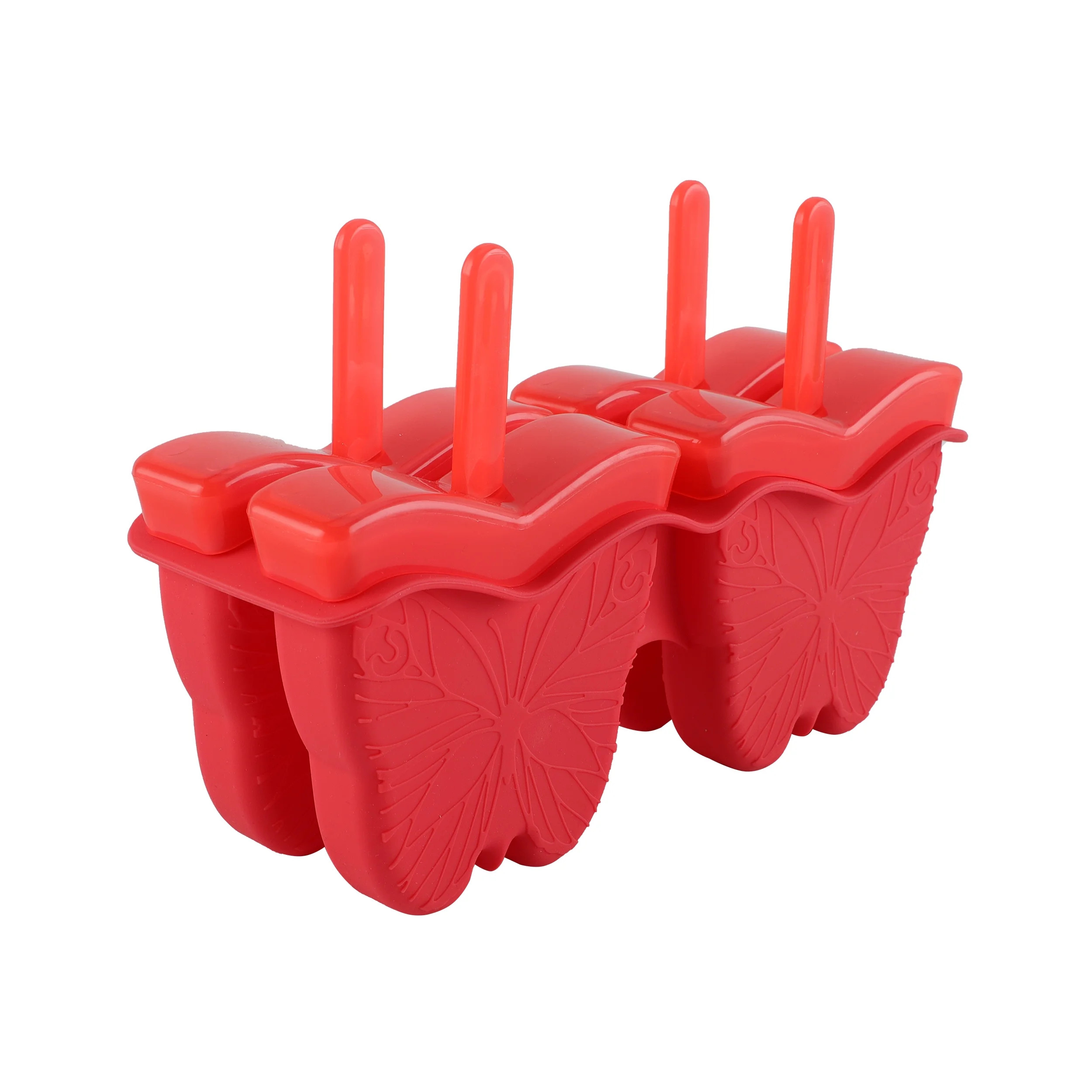 Butterfly Silicone Ice Pop Molds-4 Cavity Red | Walmart (US)