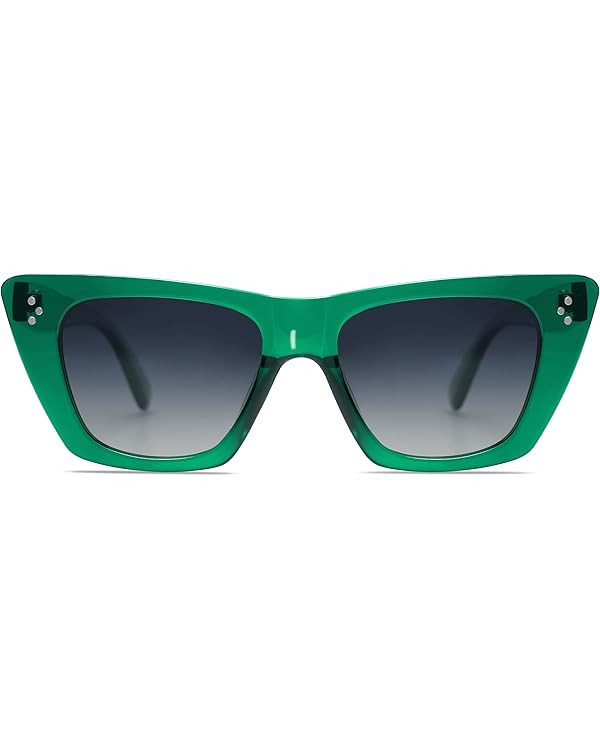 SOJOS Retro Trendy Cat Eye Polarized Sunglasses for Women Cute Stylish UV400 Sunnies SJ2199 | Amazon (US)