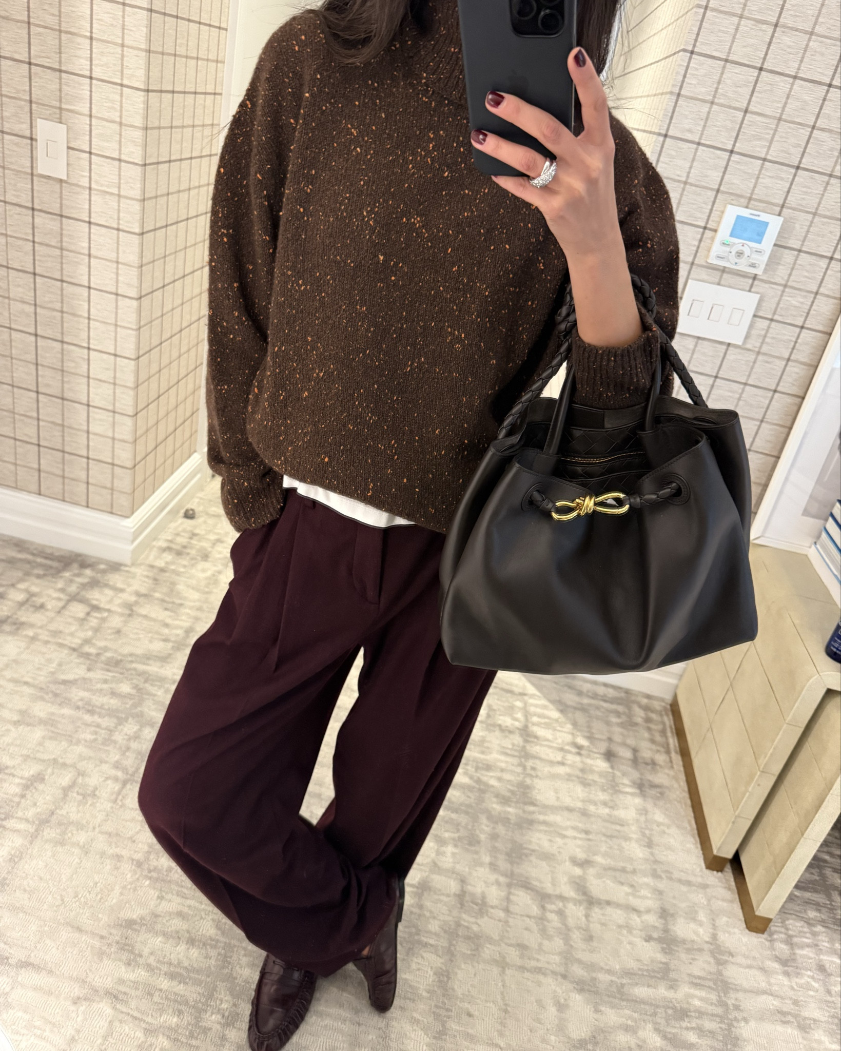 OOTD! Linked my pants and coat in a different color