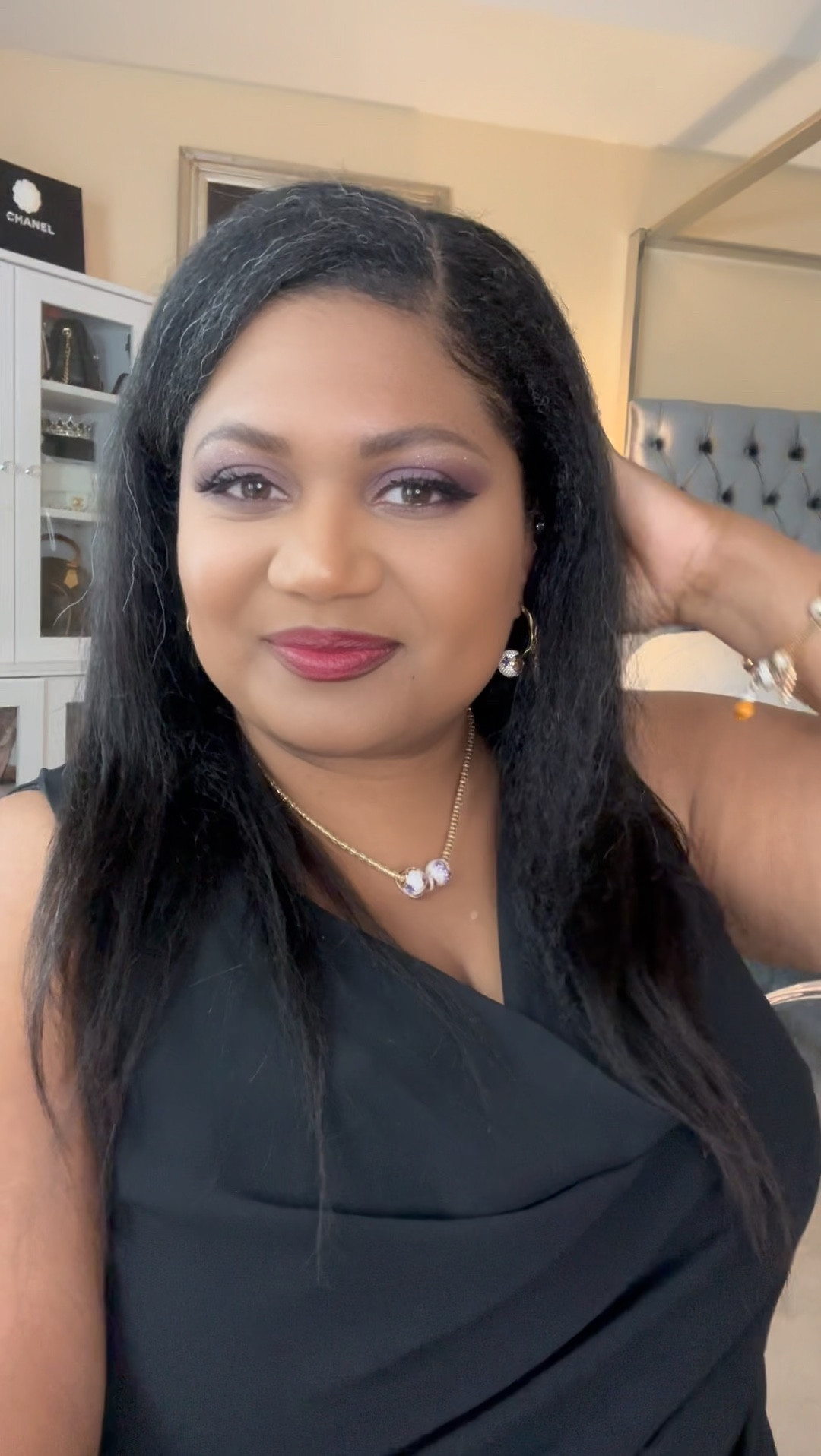 Hair products I use to maintain my natural type 4 hair. 
From my recent GRWM for a holiday party video.  I have linked as many of the items I actually used or very similar products. 
First of all you need a good flat iron - although I admit I could have done a better job straightening my hair. 
I also used clip-ins to avoid heat to most of my natural hair. 
Oh and don’t forget the dress! 

#LTKHoliday #LTKHolidaySale #LTKmidsize