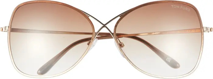 TOM FORD Colette 63mm Oversized Sunglasses | Nordstrom | Nordstrom