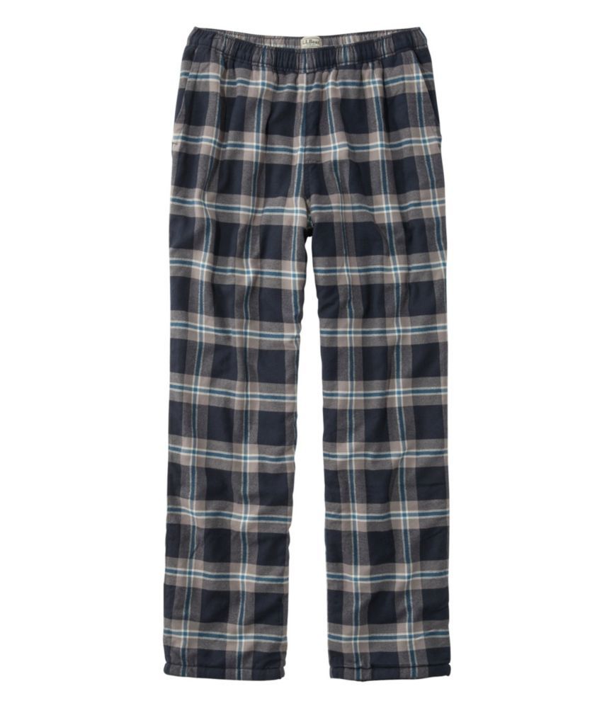 Men's Fleece-Lined Flannel Lounge Pants | L.L. Bean