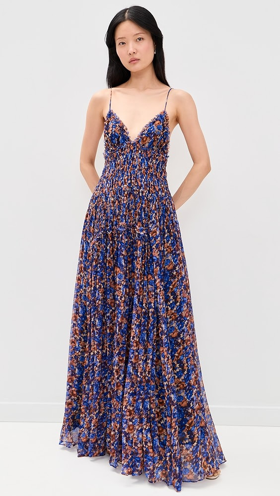Atrani Sleeveless Silk Gown | Shopbop