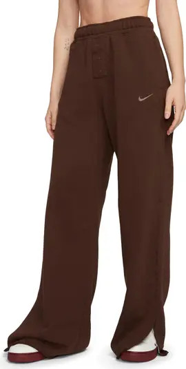 Sportswear Everyday Modern High Waist Fleece Open Hem Sweatpants | Nordstrom