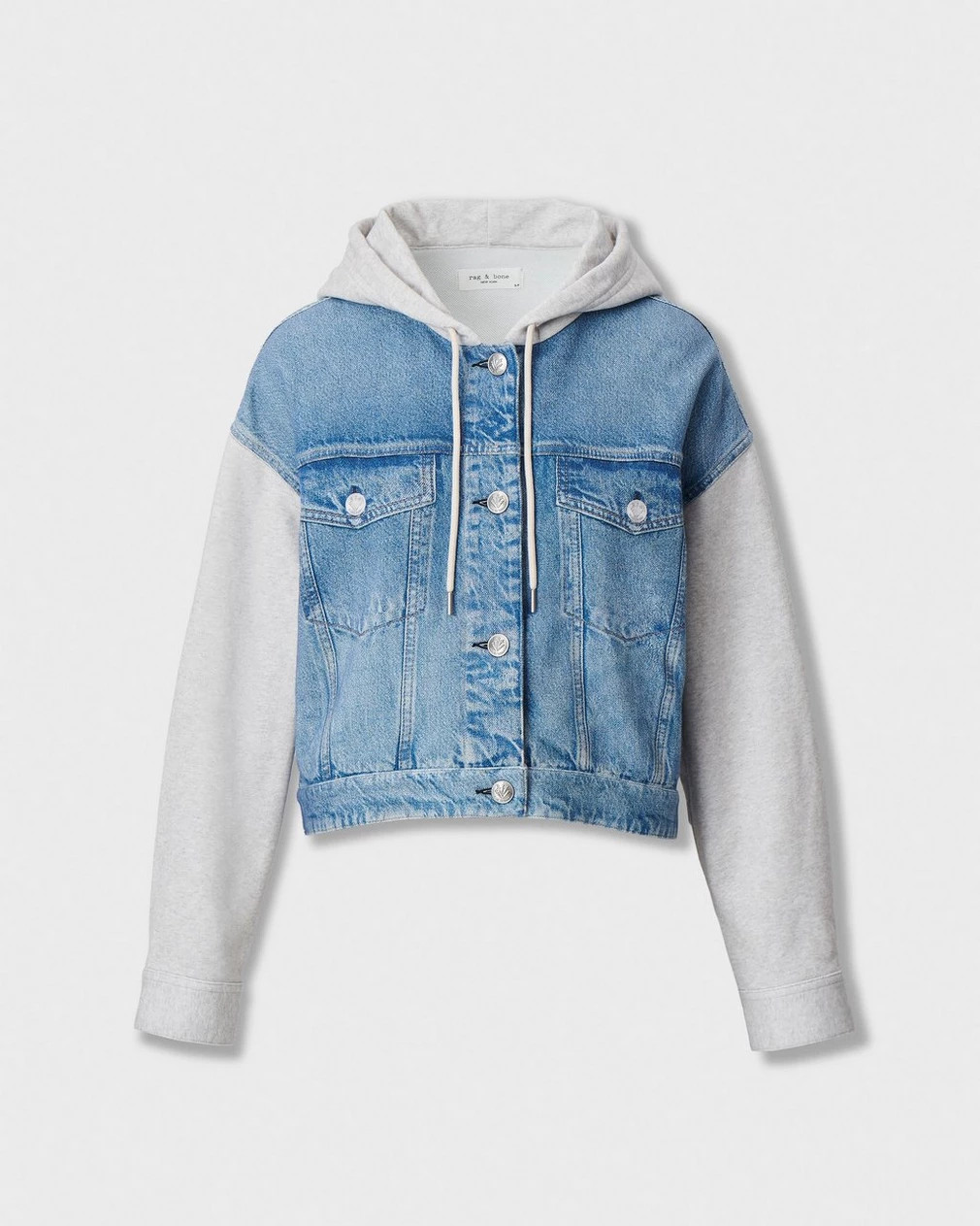 Buy rb Miramar Combo Hooded Trucker Jacket for USD 200.00 | rag & bone | rag & bone