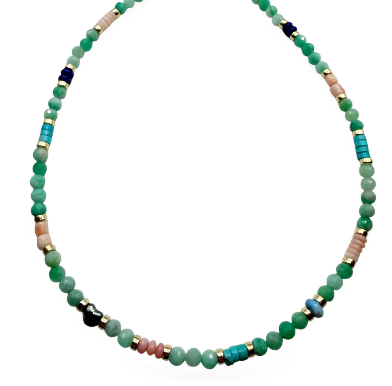 EMERALD AND MULTI GEMSTONE NECKLACES – SHAKTI | SHAKTI JEWELRY