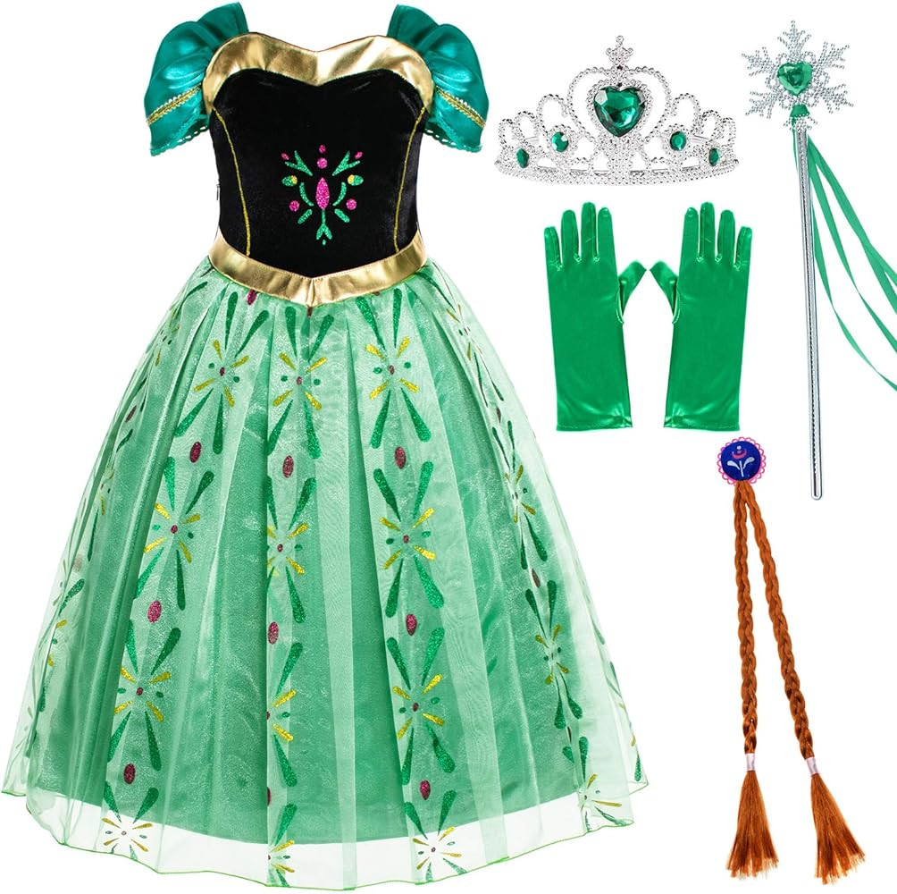 Party Chili Princess Costumes Birthday Dress Up for Little Girls Age 3-12 Years | Amazon (US)
