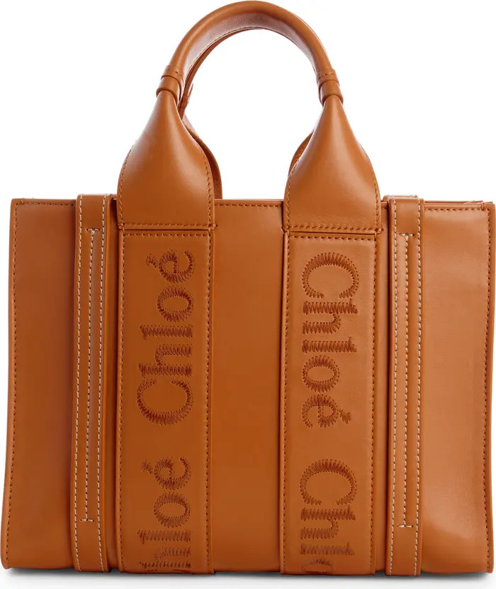 Small Woody Leather Tote | Nordstrom