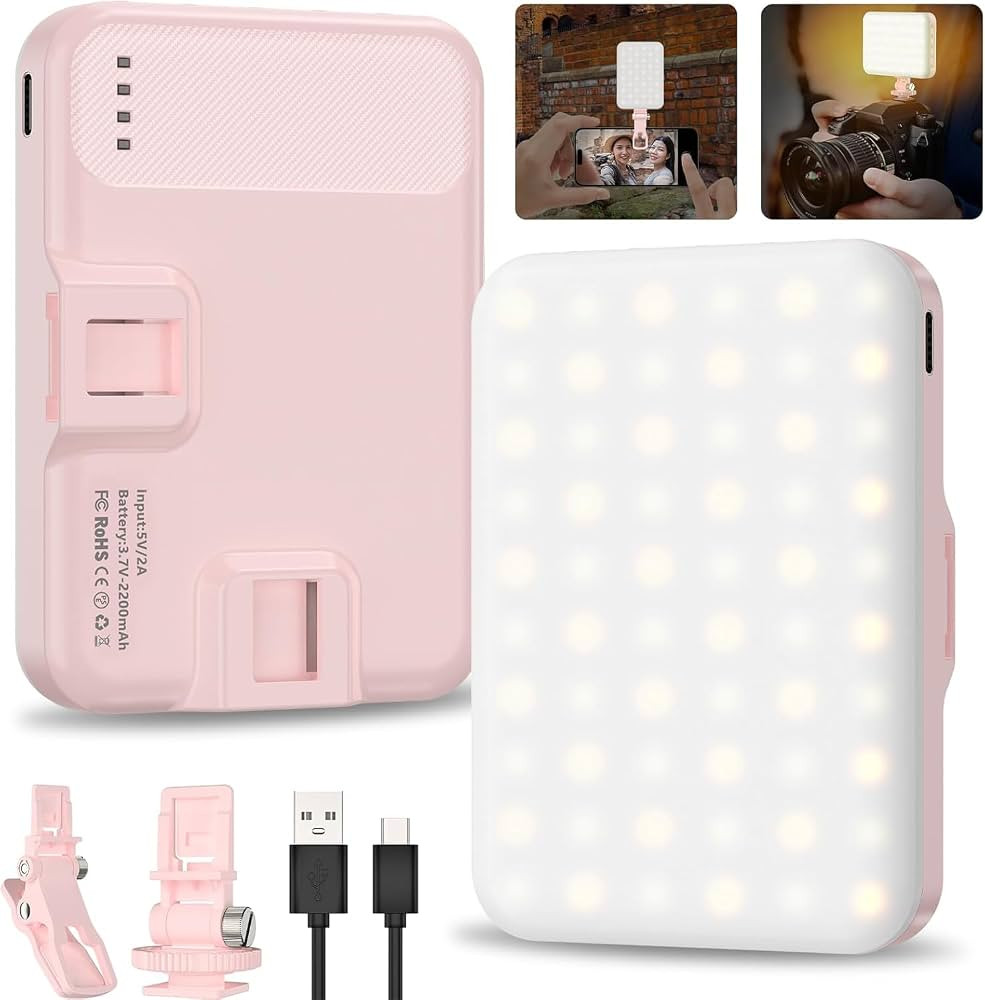 Hagibis LED Camera Light Video Lights Portable Photography Lighting 60 LED 2200mAh Rechargeable S... | Amazon (US)