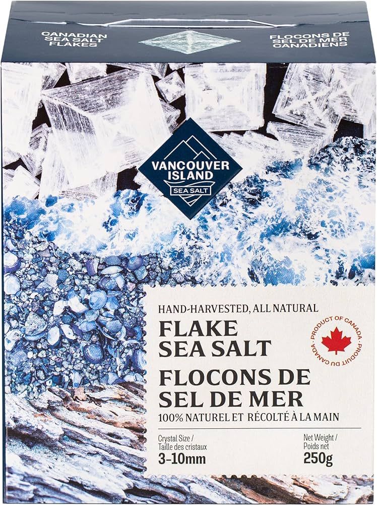 Sea Salt - 250 grams of Large Salt Flakes - Hand Harvested on Vancouver Island - Perfect for Seas... | Amazon (CA)