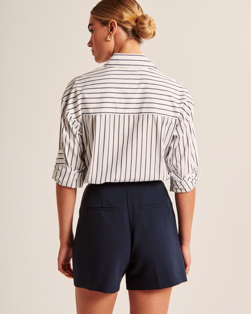 Women's Ultra High Rise Tailored Short | Women's Bottoms | Abercrombie.com | Abercrombie & Fitch (US)