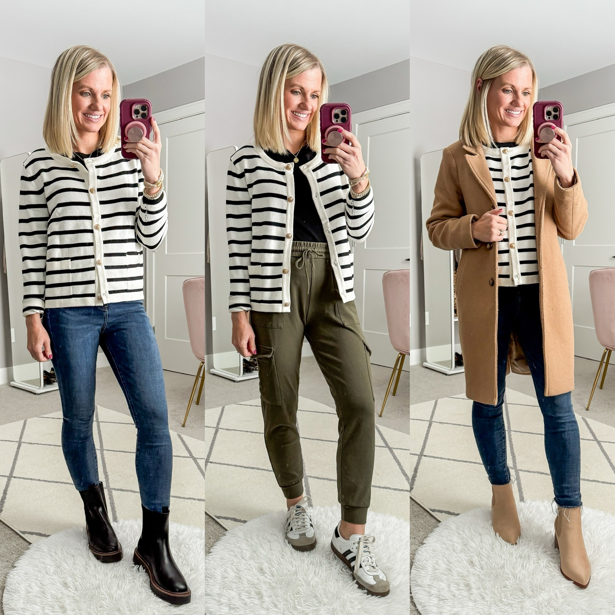 Winter mom capsule wardrobe outfits! More sizing and styling details can be found at thriftywifehappylife.com! 

#LTKStyleTip #LTKOver40 #LTKSeasonal