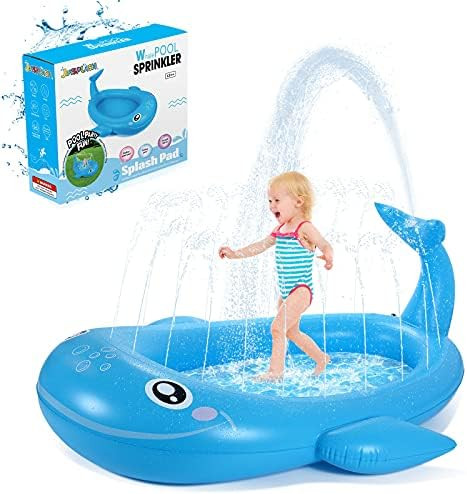 MAGIFIRE Splash Pad,Sprinkler for Kids & Baby Pool 3-in-1 Water Toys Gifts for 1 2 3 4 5 Year Old Bo | Amazon (US)