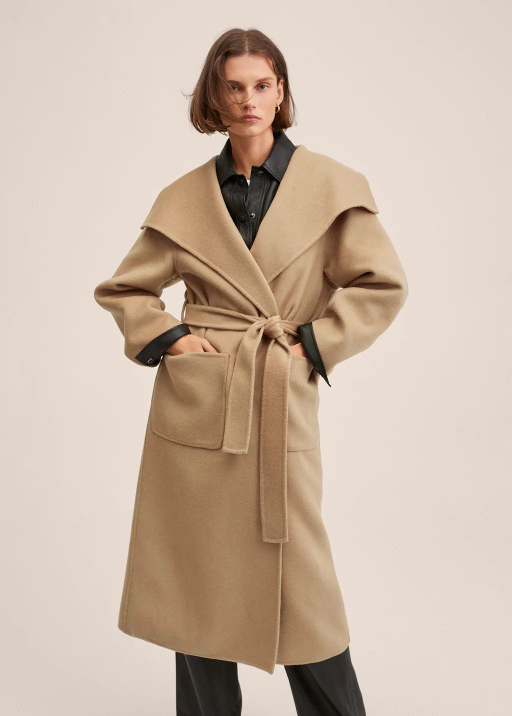 Belt handmade coat | MANGO (US)