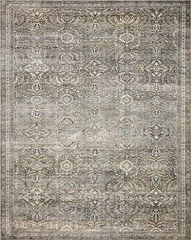 Loloi Layla Collection, LAY-13, Antique/Moss, 7'-6" x 9'-6", Area Rug, Soft, Durable, Vintage Inspir | Amazon (US)
