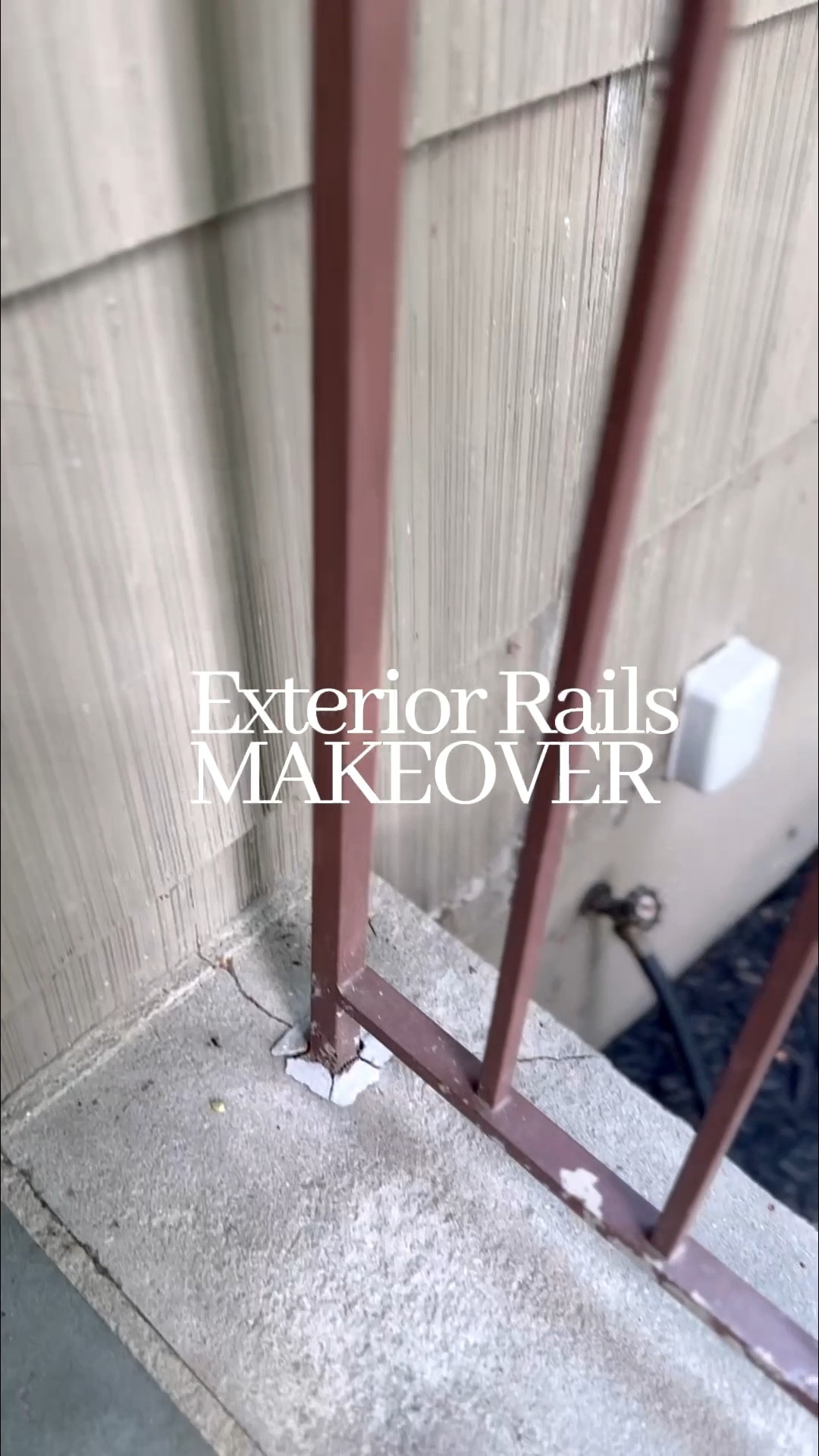 Exterior rail makeover
