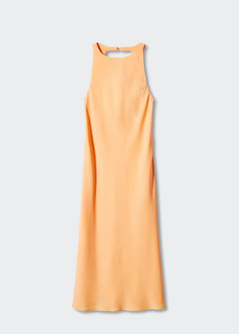 Flowy midi dress -  Women | Mango USA | MANGO (US)