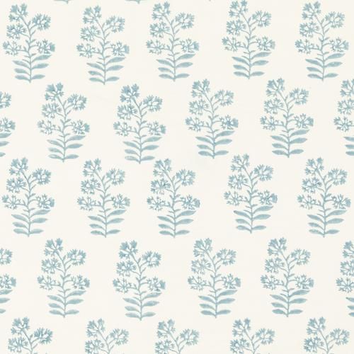 Baker Lifestyle Wild Flower Soft Blue Fabric | DecoratorsBest | DecoratorsBest