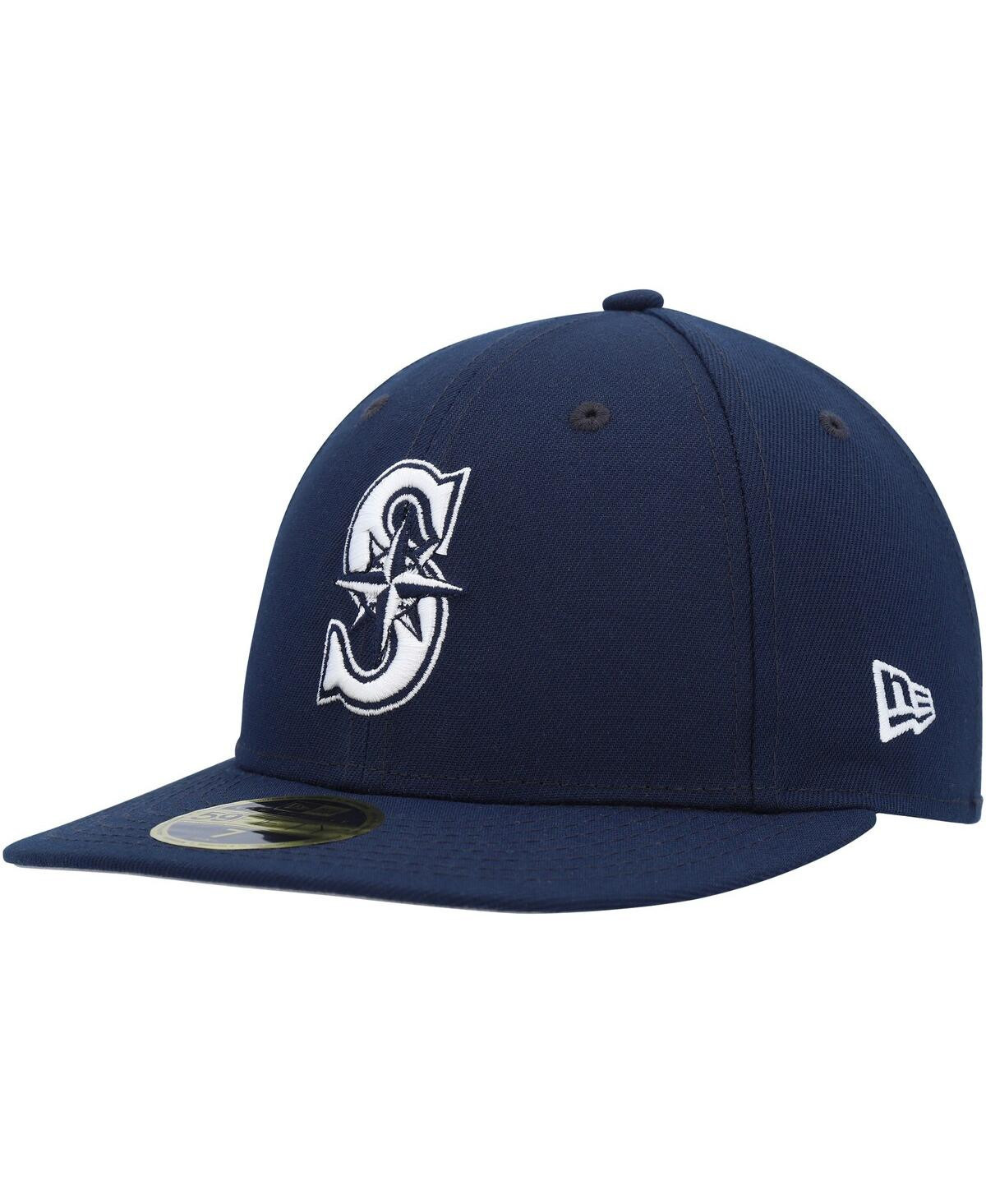 Men's New Era Navy Seattle Mariners Oceanside Low Profile 59FIFTY Fitted Hat - Navy | Macy's