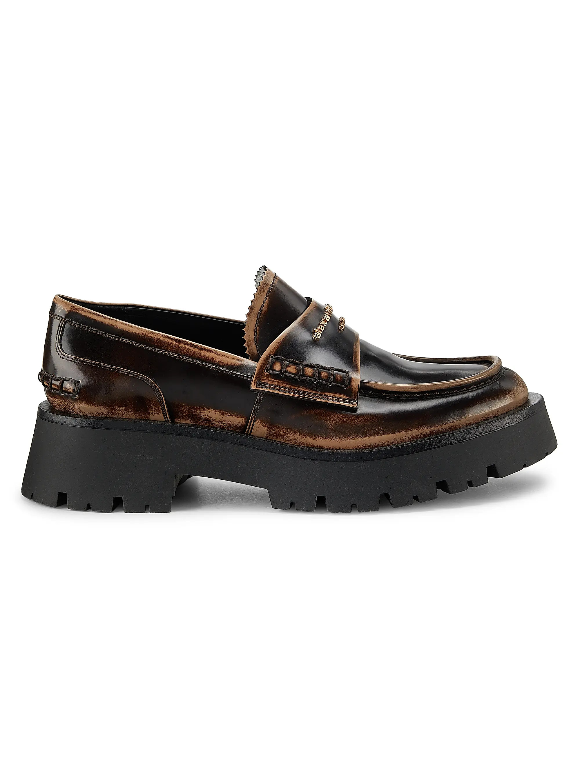 Carter Lug-Sole Leather Loafers | Saks Fifth Avenue