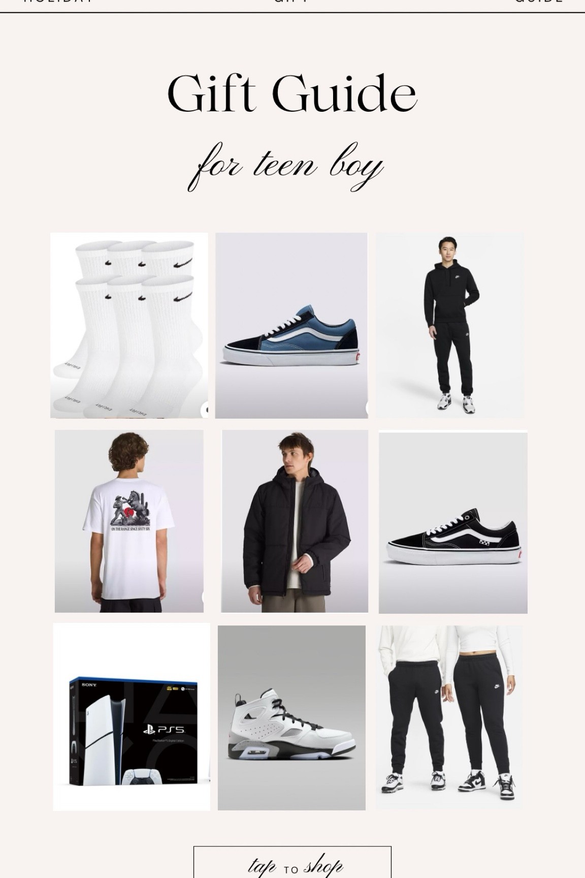 Gift guide for teen boy 

#LTKSeasonal #LTKHoliday #LTKCyberWeek