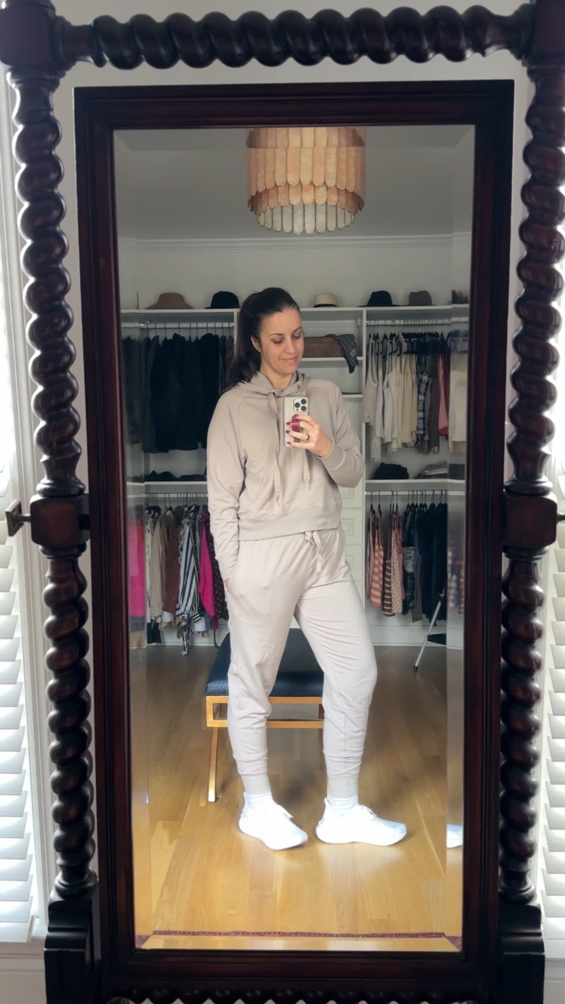 The coziest matching set for WFH has me feeling polished but relaxed. I want this in every color now!! @luxome 

#LTKOver40 #LTKFindsUnder100 #LTKootd