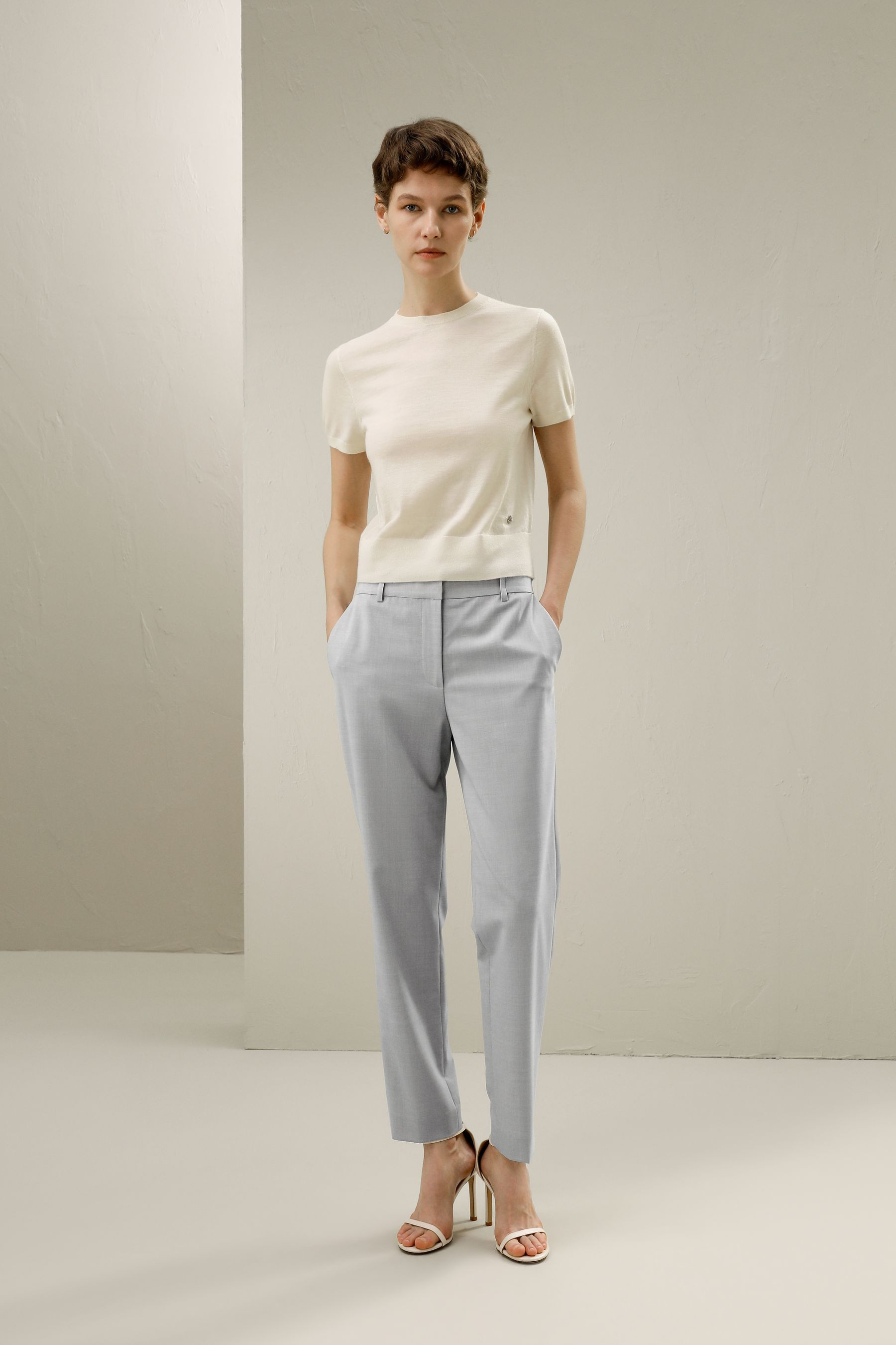 Cashmere Round Neck Sweater | LilySilk