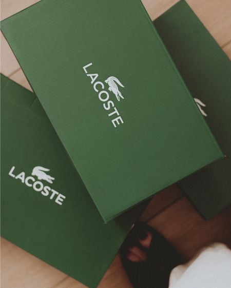 Lacoste haul: who’s ready? I think I got pretty much everything 😆, more posts to follow. Turn on your notifications for more updates! 
If you love preppy style, this is where your new wardrobe is waiting for you so run don’t walk! I linked a few of my favorite shoes that are on sale right now (all of these sneakers are under $100 right now!) + a sneak peek of the sneakers that I got! 

#LTKSaleAlert #LTKSeasonal #LTKFindsUnder100