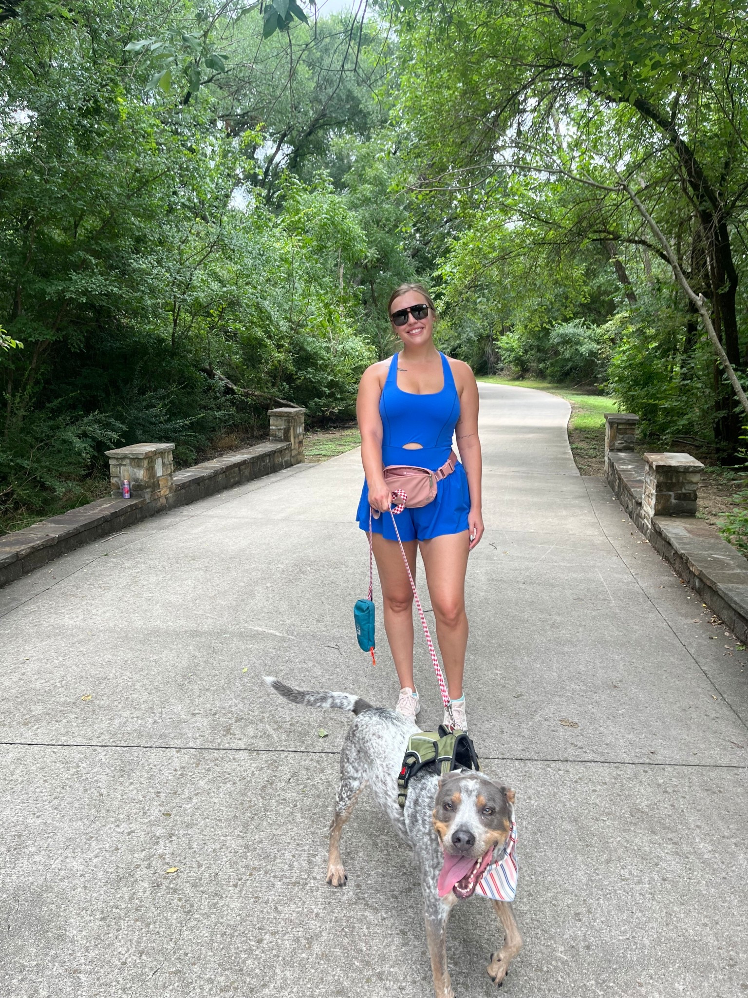 Dog mom uniform 

Athletic clothes athletic romper gym outfit workout clothes dog walk ootd



#LTKStyleTip #LTKActive #LTKMidsize