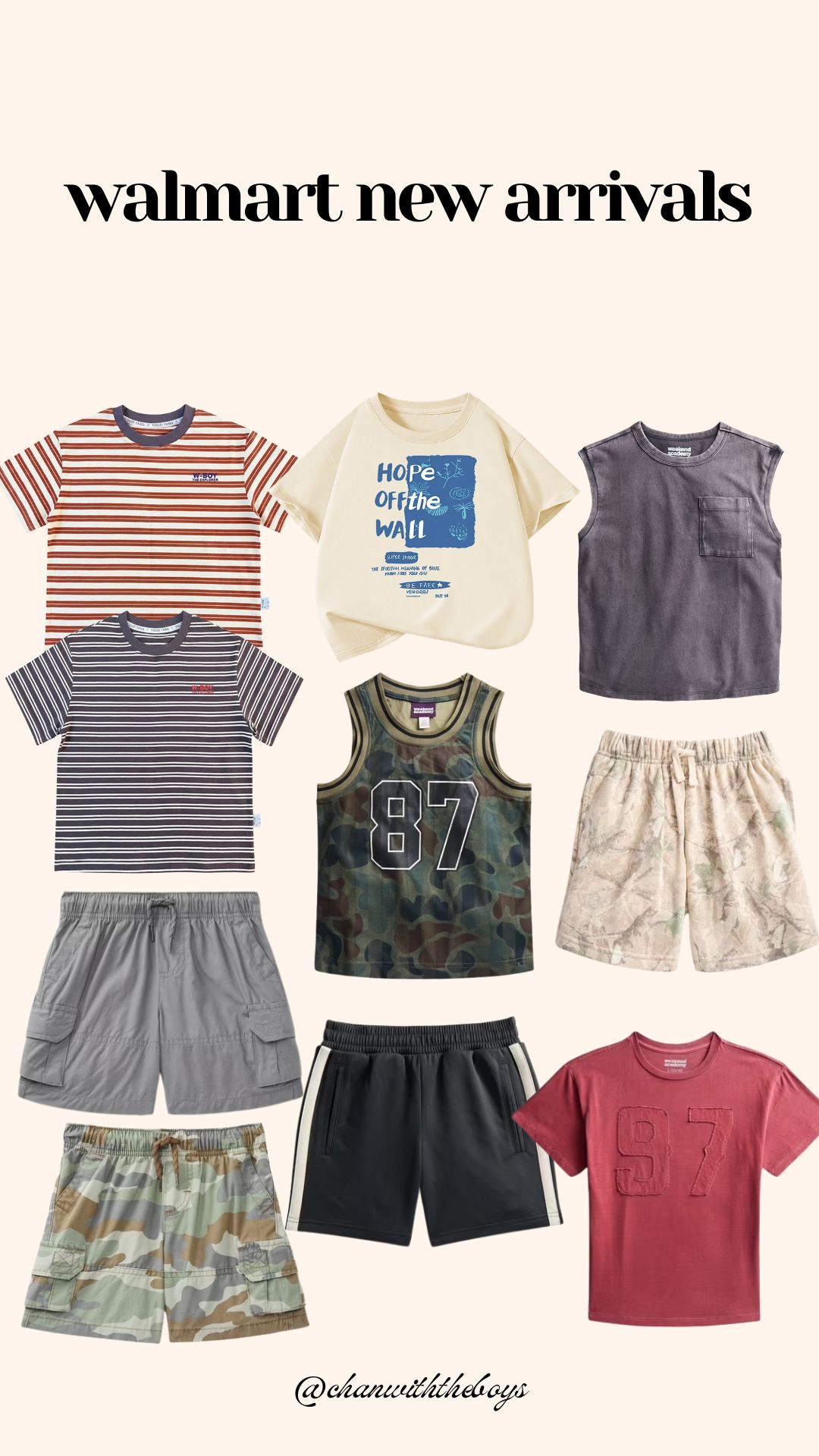 Walmart's new boys arrivals! 

 