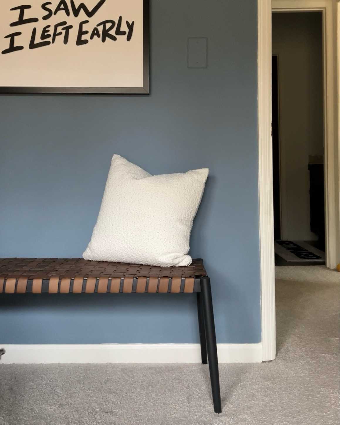 Outdoor leather woven bench that works perfect for inside as well is currently 20% off on Amazon!

#LTKsalealert #LTKfindsunder100 #LTKhome